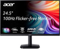 acer KB252Q E0bi 24.5 IPS Full HD (1920 x 1080) Zero-Frame Gaming Office Monitor AMD FreeSync Technology Up to 100Hz Refresh 1ms (VRB) Low Blue Light Tilt HDMI &amp VGA Ports