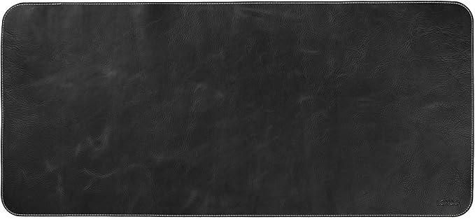 Londo Top Grain Leather Extended Mouse Pad – Large Desk Mat for Office &amp Gaming Smooth Writing Surface Non-Slip Base Durable &amp Stylish Workspace Accessory