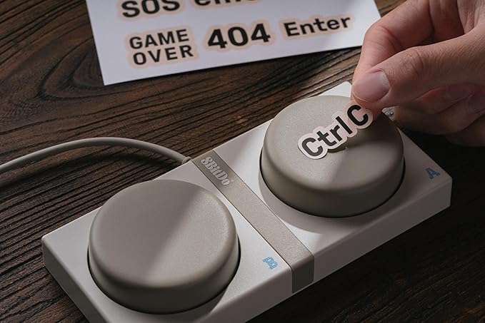 8Bitdo 87 Keys Retro Mechanical Keyboard Bluetooth/2.4G/USB-C Hot Swappable Dual Super Programmable Buttons Volume knob for Windows and Android - M Edition