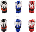 Replacement Part For STP3D M3 Anti-Slip Control Stick Rocker Cover Transmitter 3mm Joystick For / // X-lite Te Control - (Color: 2PCS Blue)