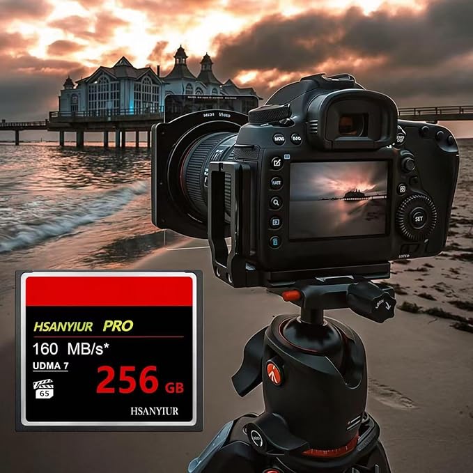 256GB UDMA 160MB/sHigh-Speed Transfer Large Capacity CF Card for Professional Photographers Videographers &amp Enthusiasts