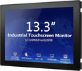 13.3 Inch Industrial Touchscreen Monitor10-Point Capacitive Touch IP65 LCD Display 4:3with VESA HDMI/VGA/DVI/USB/Audiofor Medical &amp Industrial &amp Kiosks POS.1920 * 1080