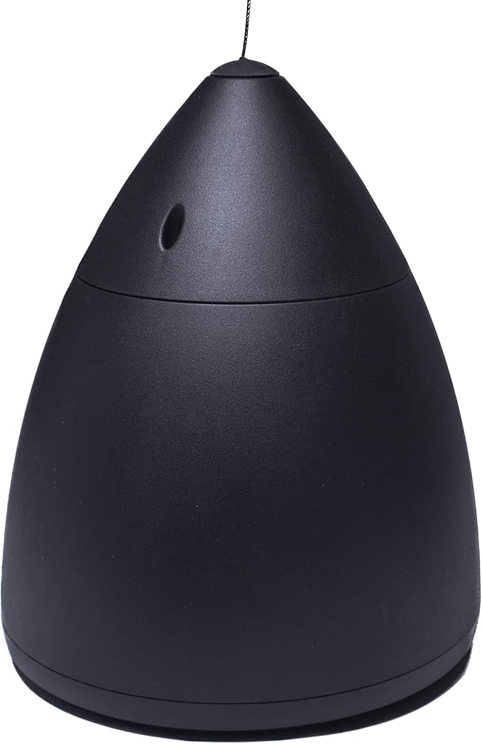 HPS-6-BL-V Commercial 2-Way 6.5” Pendant Speaker with Woofer and Gripple Kit (Black/Sell Per Each)