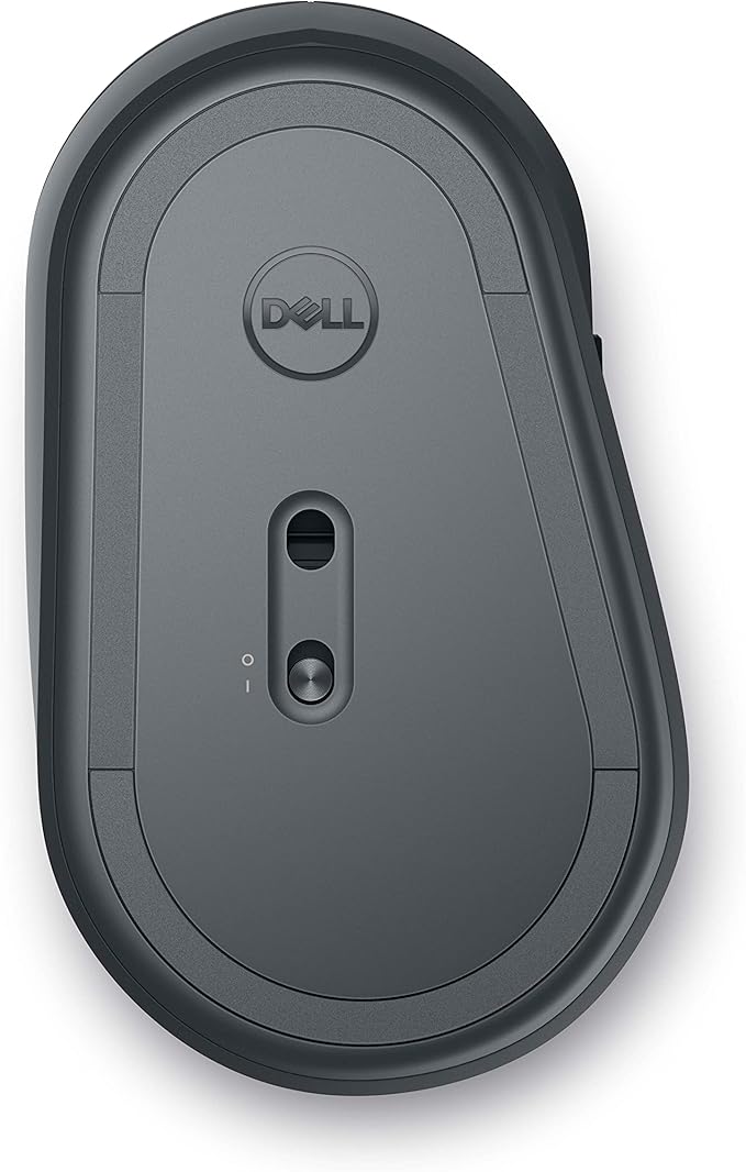 Dell MS5120W Mobile Pro Wireless Mouse – Wireless 2.4GHz Bluetooth 5.0 Microsoft Swift Pair/Dell Pair (Windows 10 &amp 11 only) Optical LED Sensor - Gray