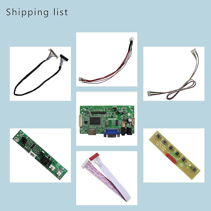 VGA LCD Display Controller Board for 21.5 inch LM215WF3 SDA1 1920x1080 30 Pin EDP LCD Screen