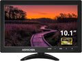 10.1 Inch Small Monitor Raspberry Pi Display Built-in Speakers Mini Screen1280 x 800 HDMI Monitor 60 Hz 5ms IPS Screen Display w/Remote Control HDMI VGA AV BNC Input(10.1-1280x800P)