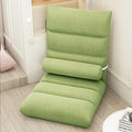 NaKeah Folding Floor Chair Lazy Sofa Lounger Recliner with 5-Position Adjustable Backrest Home Office Lounge Chair for Reading Games MeditationC