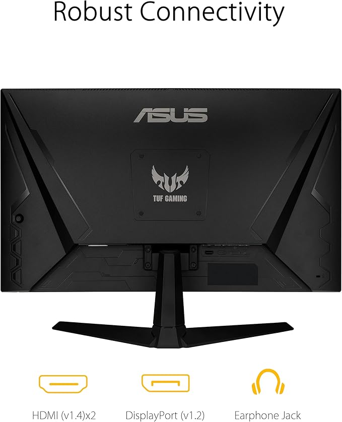 ASUS TUF Gaming 27” 1080P Gaming Monitor (VG277Q1A) - Full HD 165Hz (Supports 144Hz)(Renewed)