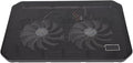 Laptop Cooling Pad with Dual Fans Ergonomic Angle Fast Heat Dissipation USB Port Silent Laptop Cooler for Gaming Laptop Under 17in Height for Comfortable Viewing