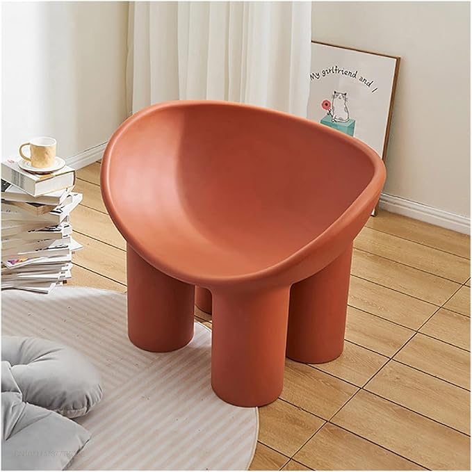 Adjustable Office Computer Chair with Armrest Elephant Leg Chair Footstool Home Stool Outdoor(Red Stool)
