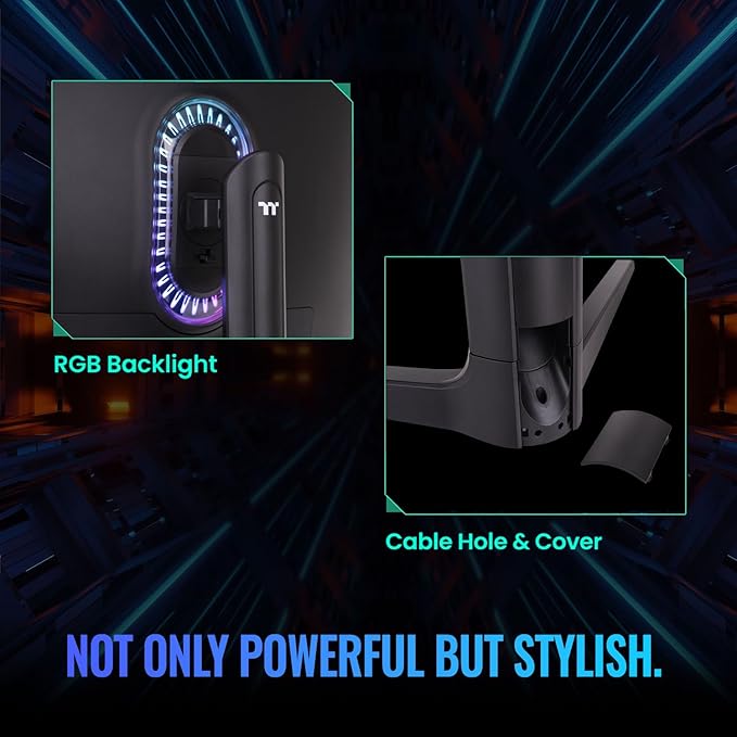 Thermaltake TGM-V32CQ Gaming Monitor/32in/CurveQHD 2K 1440P/170 Hz Refresh Rate/Black GM-GCE-32CEQB-US
