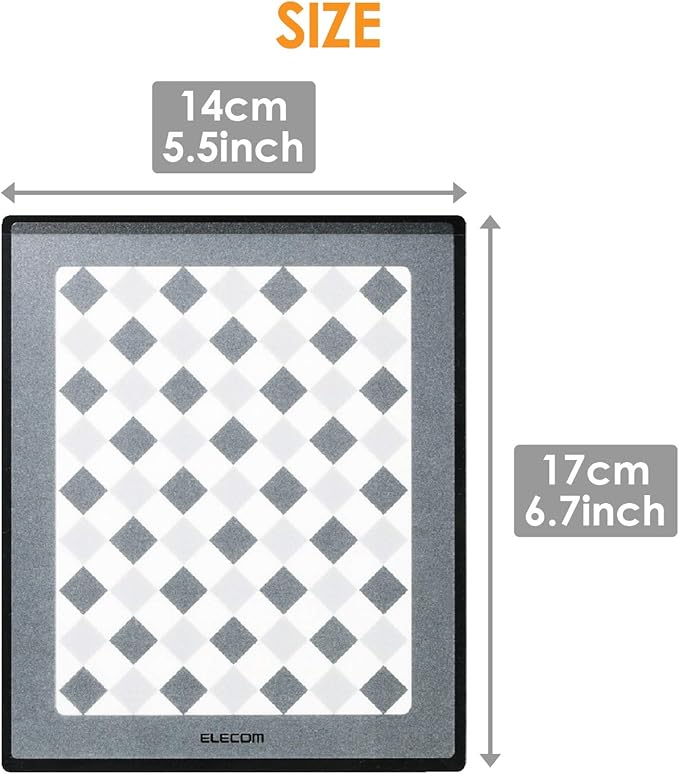 ELECOM Custom Photo Insert Mouse Pad Mat/Clipboard Folder/Message Pad/Picture/File Board/for Office/Black MP-117A