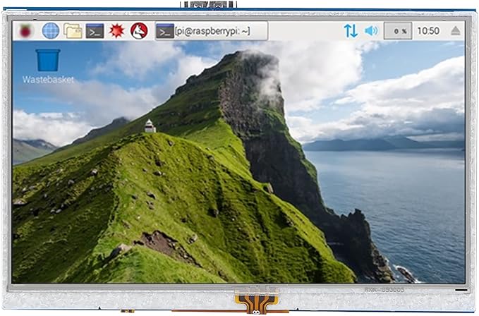 5 Inch HDMI LCD Screen with 4 Wire Resistive Touch 800x480 Resolution Tablet Accessory for 3b 4B - Easy Installation High Definition Display Versatile Use