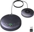 EMEET Conference Speaker and Microphone w/8+1 Mics 360° Voice Pickup Noise Reduce Bluetooth/USB/Dongle Speakerphone for 14 People w/Daisy Chain for 25 Compatible w/Leading Platforms 2025 Version