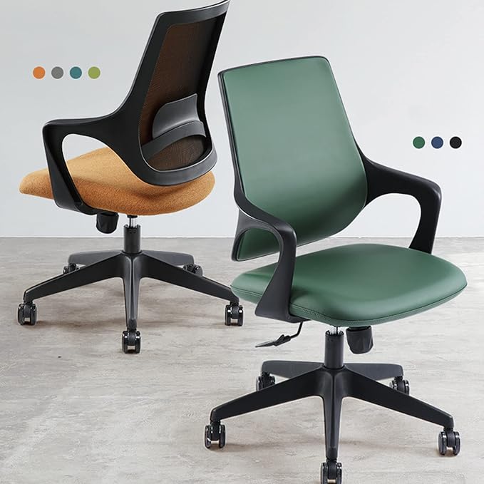 Mlaea Ergonomic Gaming Chair Student Chair with Back Support Adjustable Height Desk Chair for Studio Meeting Room Reception Room(Size:49 * 50 * 91-98CMColor:#3)