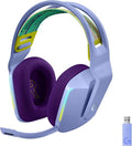 Logitech G733 Lightspeed Wireless Gaming Headset with Suspension Headband LIGHTSYNC RGB Blue VO!CE mic Technology and PRO-G Audio Drivers - Lilac