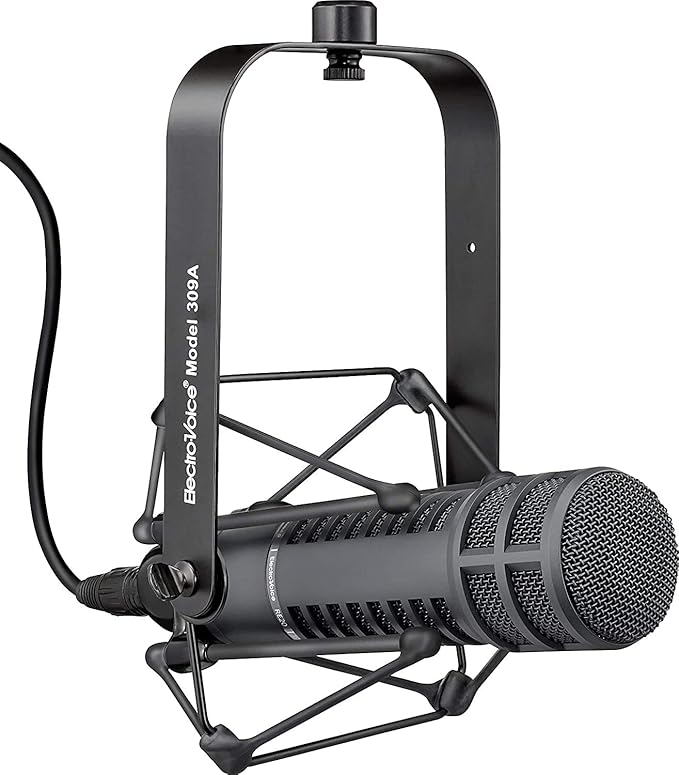 Electro-Voice RE20-BLACK Dynamic Broadcast Announcer Microphone Black (RE20)
