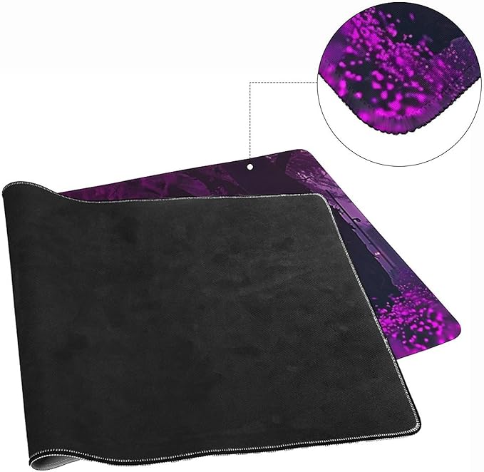 Large Mouse Pad Anime JDM Car S13 Purple Flowers Static Desk Mat Computer Accessories Gaming Office Organizers Supplies Decor Essentials Keyboard Pads for Desk Rubber 40x90cm