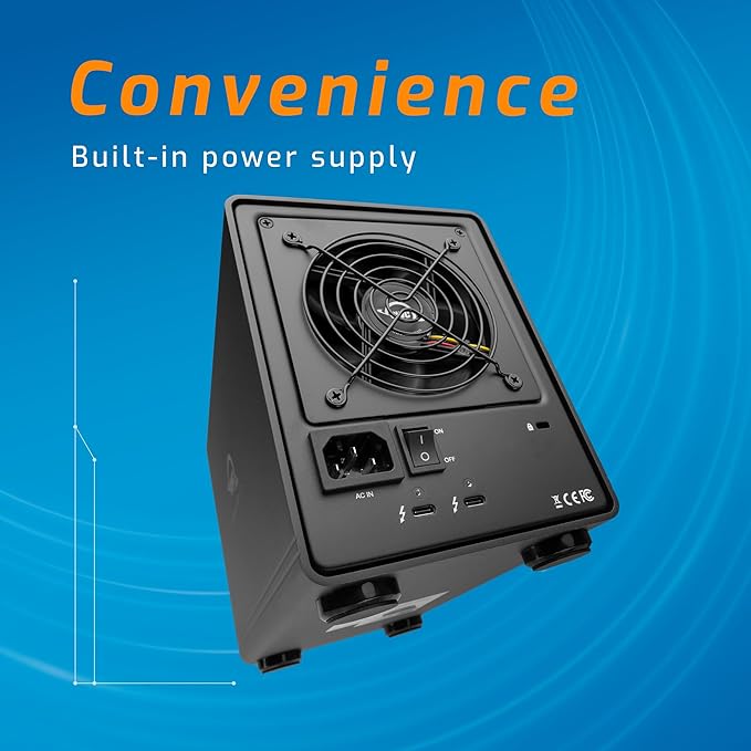 OWC ThunderBay 4 8TB Four-BayThunderbolt 40Gb/s RAID Storage Solution with SoftRAID Premium