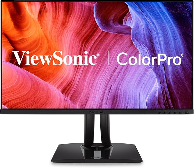 ViewSonic VP275-4K 27 Inch IPS 4K UHD Monitor Designed for Surface Advanced Ergonomics 100% sRGB 60W USB C HDMI and DisplayPort