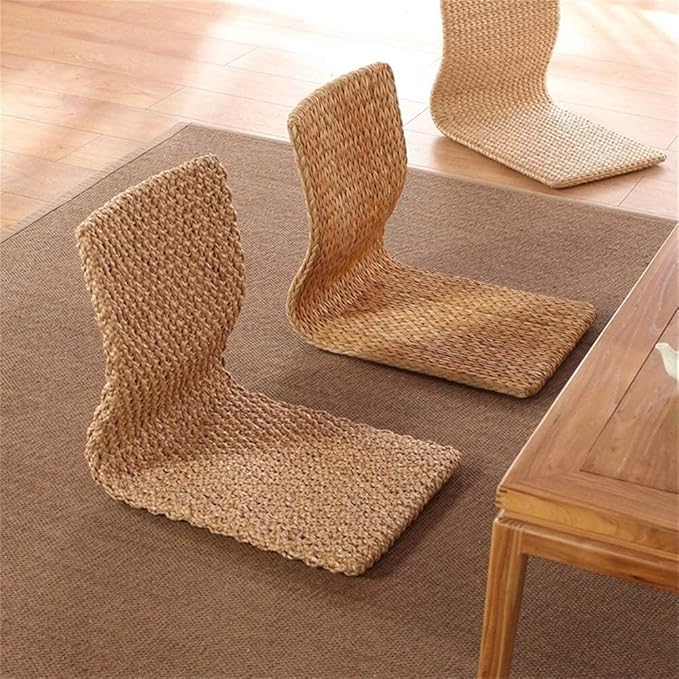 Tables Bay Window Stool Backrest Lazy Sofa Chair Floor Chair Bedroom Dormitory Bed with Legless Japanese Gaming Chair (Color : #3)