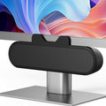 Gugxiom Computer Speakers for Desktop PC USB Plug in Monitor Speaker Bar with Clip On Loud Sound Deep Bass USB C Adapter Easily Clamp to Monitor