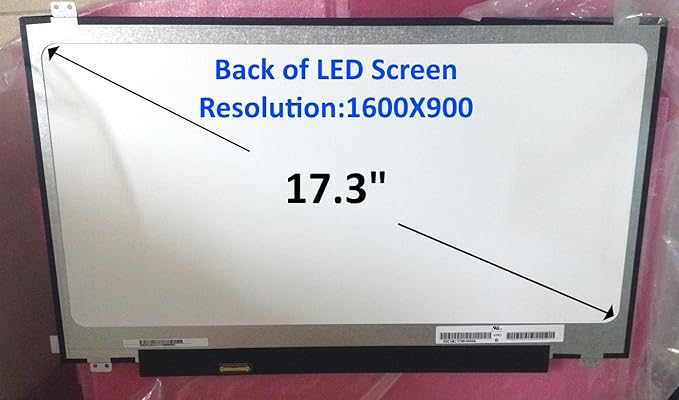 New 17.3 inch Screen Compatible with NT173WDM-N11NT173WDM-N21 (1600x900) Replacement Screens