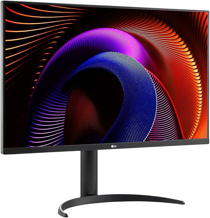 LG 32 4K UHD (3840 x 2160) Ultrafine Computer Monitor HDR10 Dynamic Action Sync 90% DCI-P3 OnScreen Control Built-in Speakers Black Stabilizer Flicker Safe Pivot/Height/Tilt Stand DP &amp H