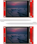2pcs 2.8 SPI TFT LCD Display Touch Panel ILI9341 240x320 TFT LCD Touch Screen Shield 5V/3.3V STM32 Display Module SPI Serial with Touch Pen