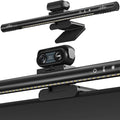 4-in-1 4K Webcam with Microphone and Speaker Noise Cancellation Privacy Cover Auto Light Correction 90° FOV  Plug &amp Play USB Camera with Monitor Light Bar Webcam for PC/Meeting/Online Video