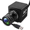 1080P USB Industrial Camera with Manual Zoom (2.8-12mm CS Lens) - 0.01Lux Low Light Vision Metal Case - Compatible with Windows/macOS/Linux for PCB Repair Industrial Inspection &amp Video Conferenc
