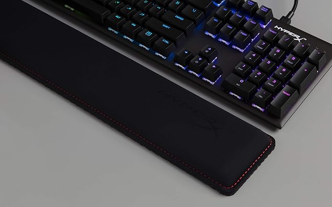 HyperX Wrist Rests - Cooling Gel Memory Foam - Anti-Slip - Keyboard and Mouse Accessories Black