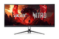 acer Nitro 29.5” UWFHD 2560 x 1080 1800R Curved Gaming Monitor | AMD FreeSync Premium | Up to 200Hz Refresh Rate | 1ms (VRB) | sRGB 100% | 1 x Display Port 1.4 &amp 2 x HDMI 2.0 Ports | ED300C X1bmii