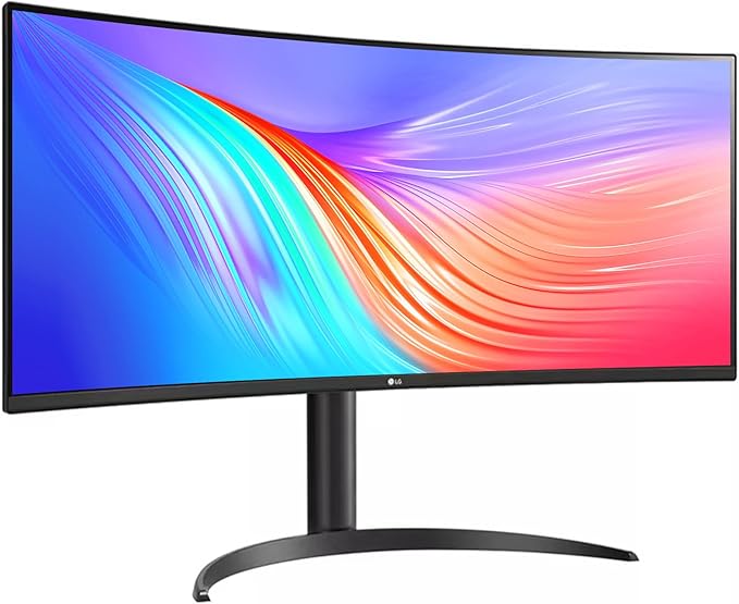 LG 34 Inch UltraWide QHD 1440P Curved Monitor 160Hz HDR 10 AMD FreeSync Premium Pro sRGB 99% OnScreen Control Anti-Glare MaxxAudio Speaker Tilt/Height Adjustable USB Type-C DisplayPort HDMI