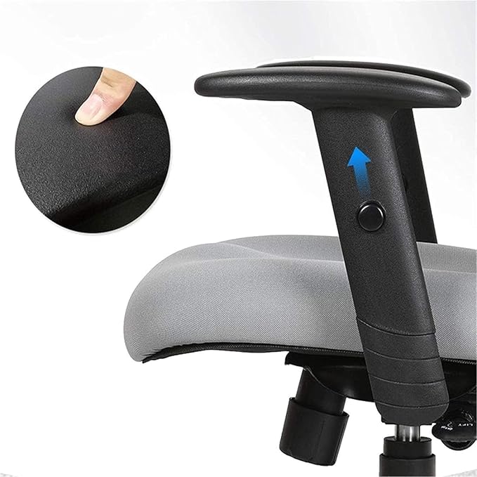 Gaming Chair for Home Ergonomic Chair Gaming Seat Game Swivel Chair Home Comfortable (Color:Gray)