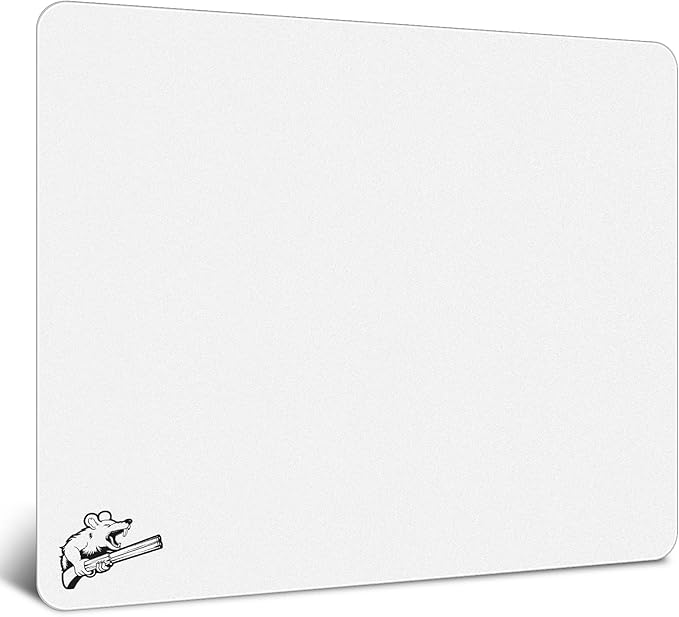 2.0 Ultra-Thin Tempered Glass Gaming Mouse Pad Designed for FPS Full-Coverage Anti-Slip BaseEtched Surface1.6mm Thin Glass LayerRedefine Your Shooting ExperienceWhite300mm*350mm
