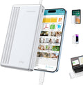 MFi Certified 2TB External Hard Drive for iPhone iPad MacBook ComputerPhoto Stick USB Flash Drive Storage Device for iPhone 17/16/ 15/14/13 to Backup Photo| Video | Music| File 【One-Touch Backup】