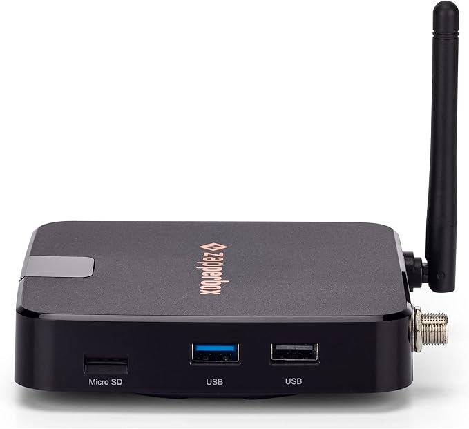 ZapperBox M1 ATSC 3.0 OTA Dual Tuner + DVR + Gateway with 4K HDR and Channel Guide
