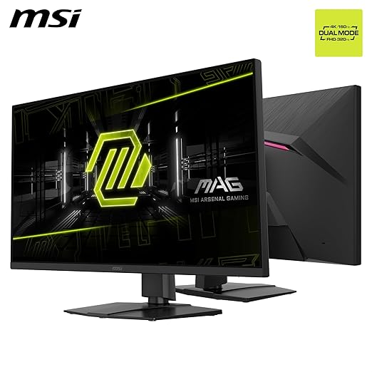 msi MAG 322URDF E16 32-inch 3840 x 2160 (UHD) Gaming Monitor 320Hz Adaptive-Sync HDMI DisplayPort VESA Mountable Tilt Height Adjustable Speaker 0.05ms Black