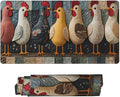 Chicken Desk Cover MatExtended Large Mouse PadComputer Laptop Mat Desk Decor for Office Game Home 30x16 Inch