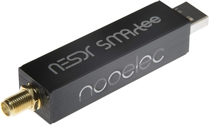 NESDR SMArTee v2 SDR - Premium RTL-SDR w/Integrated Bias Tee Aluminum Enclosure 0.5PPM TCXO SMA Input. RTL2832U &amp R820T2-Based Software Defined Radio
