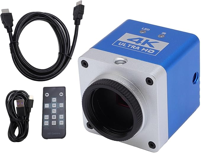 4K HD Webcam 8.3MP Digital Industrial Camera 1/1.8 inch CMOS Sensor Professional Digital Webcam for Photo Video Lab Industry Use