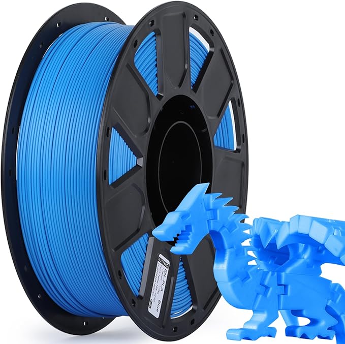 Creality 3D Printer Filament 1.75mm Ender PLA Filament No-Tangling Smooth Printing Without Clogging No Warping Fit Most FDM 3D Printers 1kg Spool Dimensional Accuracy +/- 0.02mm Blue