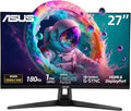 ASUS TUF 27 IPS Gaming Monitor QHD (2560x1440) 180Hz LED Display 1ms Adaptive-Sync 130% sRGB HDR10 ELMB Sync Anti-Glare Variable Overdrive HDMI DisplayPort Speakers Wall Mountable
