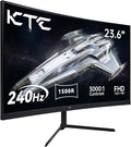 KTC 24 Inch Curved 240Hz Gaming Monitor FHD 1500R Curved Computer Monitor 1080P 3000:1 Contrast Adaptive Sync HDR MPRT 1ms HDMI DisplayPort Low Blue Light Tilt VESA Mount H24S17P