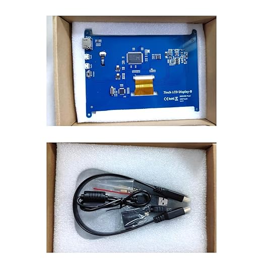 7-Inch Touch Screen Display for Raspberry Pi – HDMI Interface LCD Monitor for IoT Robotics and STEM Projects