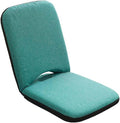 Adjustable Folding Floor ChairPortable Padded Seating with Back SupportFloor Gaming Chair Sofa Chair for MeditationReadingWatching TV or GamingSpace Saving (Green)
