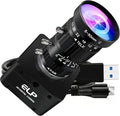 ELP High Speed 4K 60FPS USB Camera Manual Zoom Webcam for Computer Mini UVC 2160P USB3.0/2.0 Lightburn Cameras for Windows Linux Mac Pi 5-50mm 10X Varifocal IMX678 Web Cam for Laptop Jetson Nano