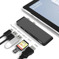 Surface Pro 9 Docking Station with 4K HDMI USB-C Thunerbolt 4 (8K@30Hz Video+40G Data+100W Power) 2X USB3.0 SD+TF Card Slot Triple Display Surface Pro 9/ Surface Pro X Accessories