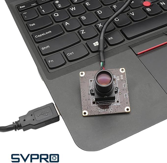 SVPRO 1080P 120fps High Speed Camera Module 12MP 4K 30fps Industrial Video Camera with M12 Lens 25mm Focal Length Narrow Angle UVC Security Monitoring Camera for PC Laptop Raspberry Pi